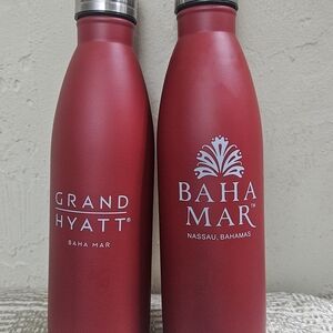 Grand Hyatt Baha Mar Stainless Steel Two Water Bottles